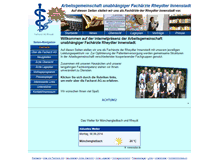 Tablet Screenshot of facharzt-ag-rheydt.de